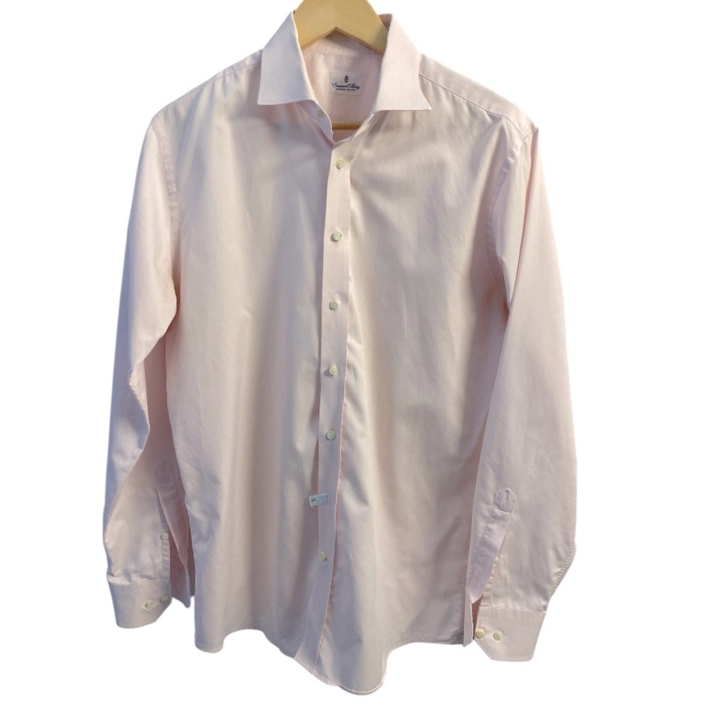 Emanuel Berg Superfine Cotton Dress Shirt Neck 16